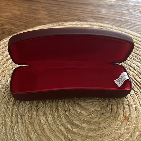 Ray-Ban Hard Cover Burgundy Eyeglasses Case - Picture 2 of 12